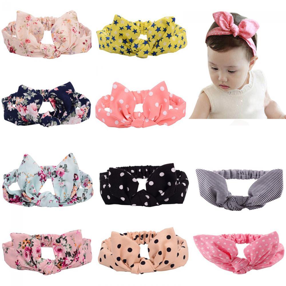 Khăn Turban Quấn Đầu Cho Bé Gái Sơ Sinh