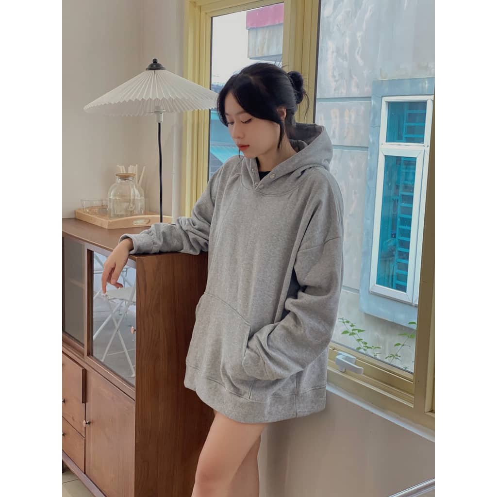 ÁO HOODIE UNISEX Nam Nữ BASIC  TRƠN CAO CẤP