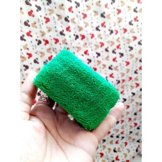 Túi 12 Len cột tóc bản to len cứng búi tóc (4×7.5cm)