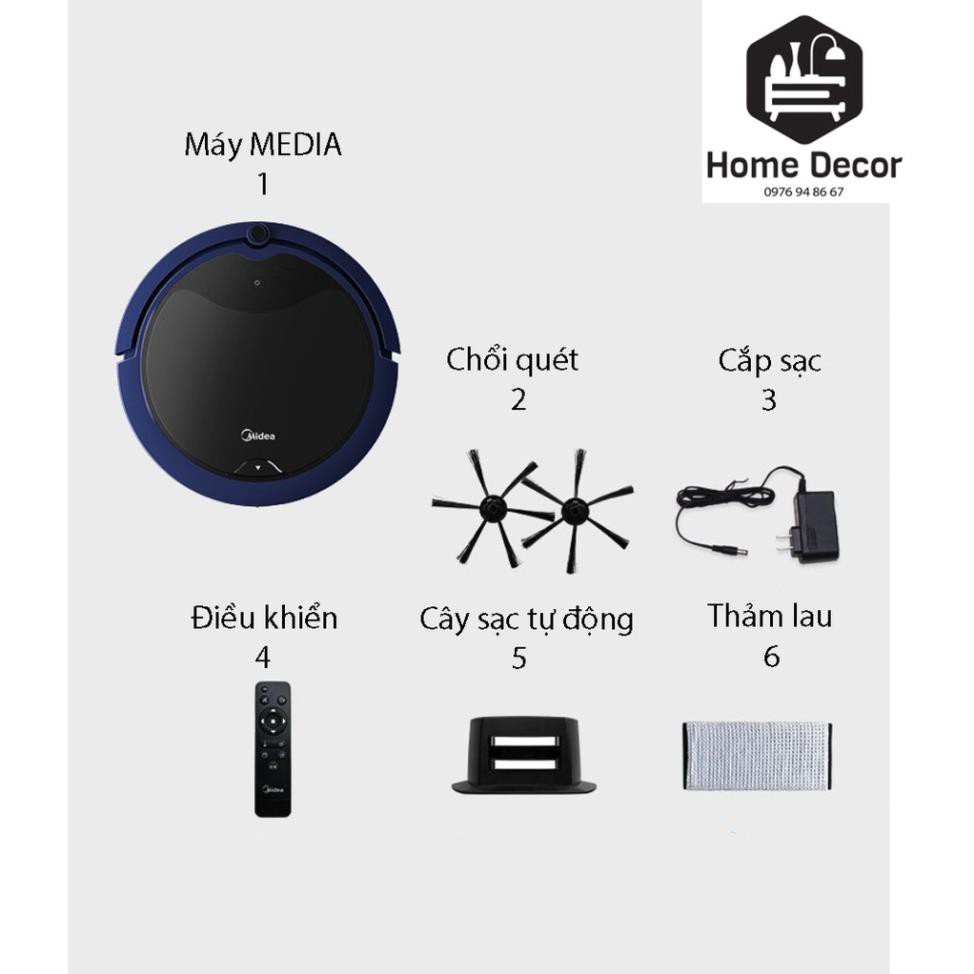 [ BẢO HÀNH 2 NĂM ] Máy hút bụi,robot hút bụi lau nhà thông minh MEDIA R3TCN chính hãng ! | BigBuy360 - bigbuy360.vn