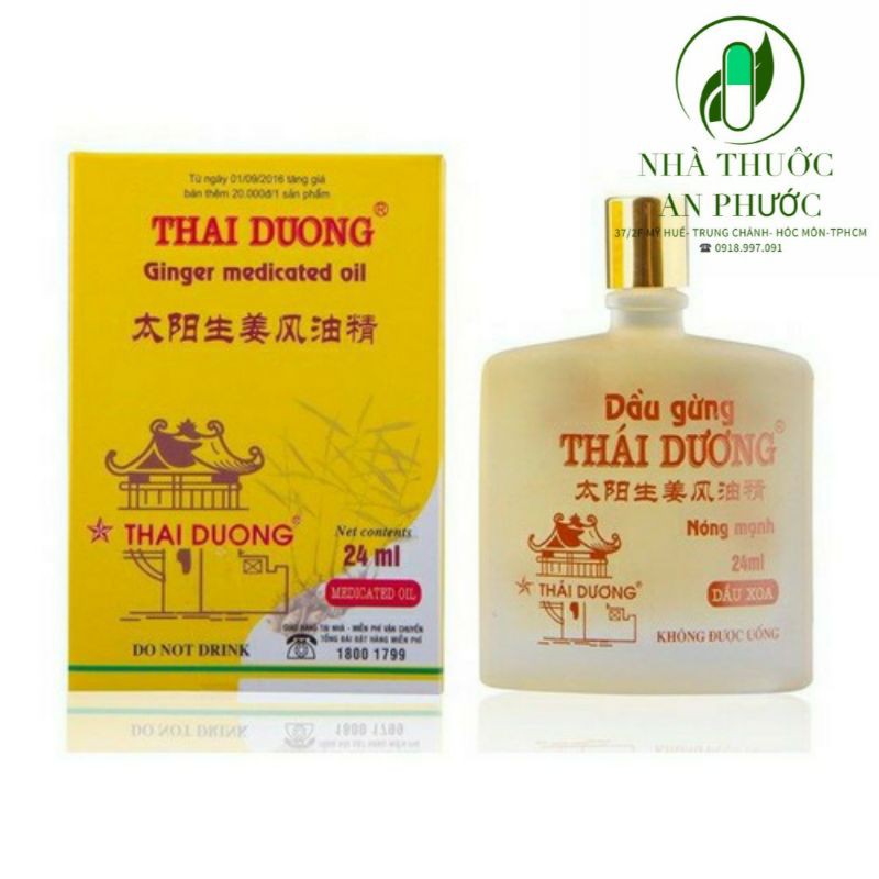 ✅ Dầu Gừng Thái Dương