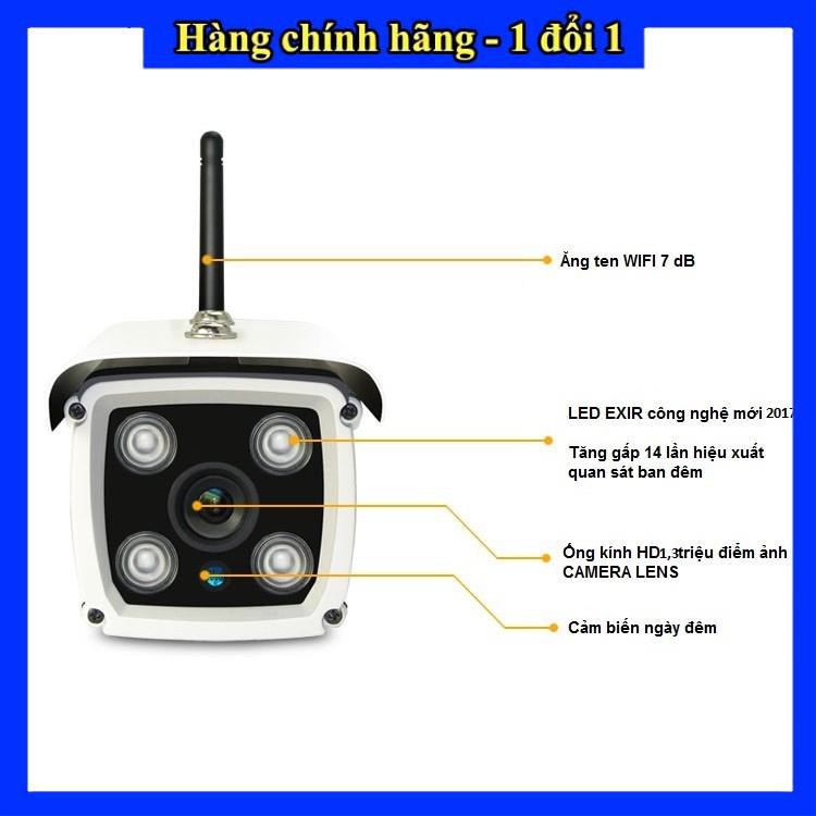 Siêu Sale - camera wifi ngoài trời,Camera ngoài trời 960 chất lượng 1080 -  Bảo hành 1 đổi 1