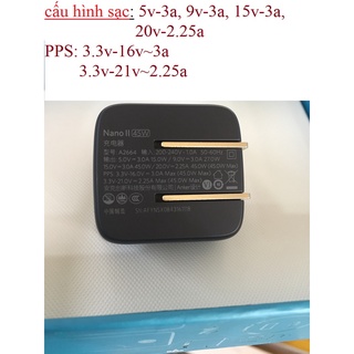 adapter sạc 45W Anker A2664 1 cổng usb-C
