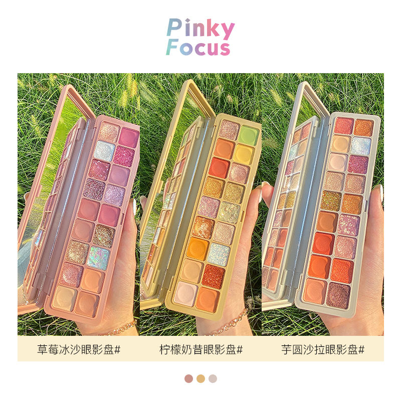 Pinkyfocus (hàng Mới Về) Bảng Phấn Mắt Lấp Lánh Trang Điểm Cho Người Mới Bắt Đầu | BigBuy360 - bigbuy360.vn