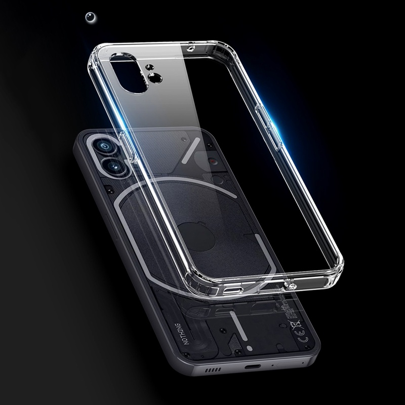 Ốp Điện Thoại Trong Suốt Có Túi Khí Chống Bám Vân Tay Cho Iphone 1