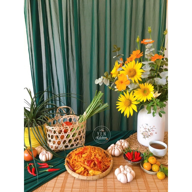 KHÔ GÀ LÁ CHANH - TÚI 500Gr (Ăn là ghiền) | BigBuy360 - bigbuy360.vn