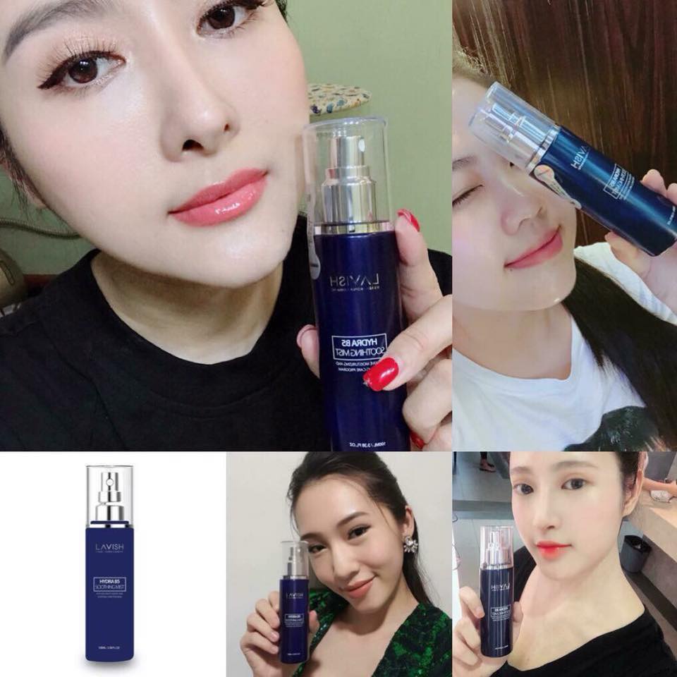 Xịt khoáng phun sương tế bào gốc LAVISH làm dịu da,cấp nước căng bóng 100ml
