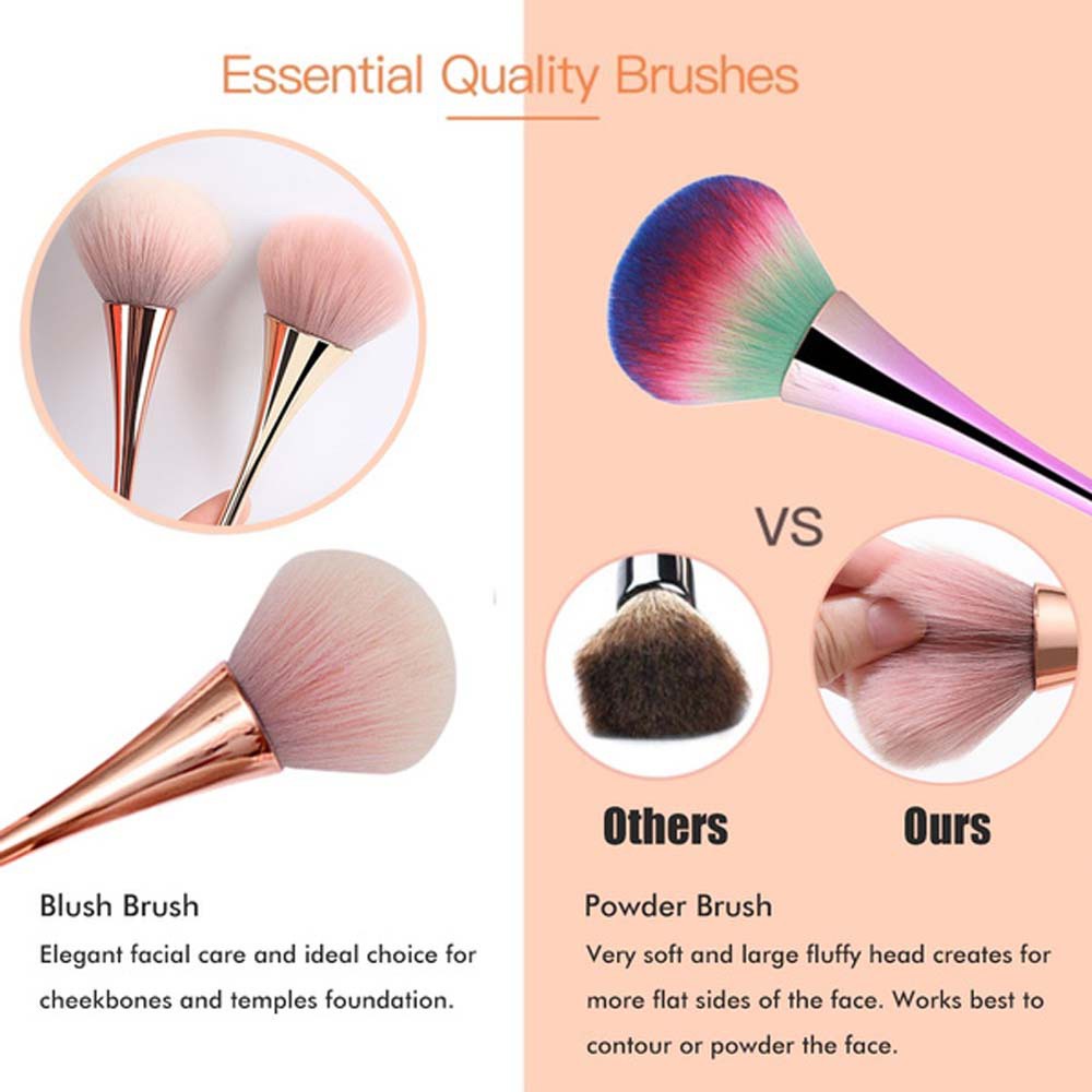 [Hàng mới về] Cọ Trang Điểm Lông Mềm Chuyên Nghiệp Và Thời Trang