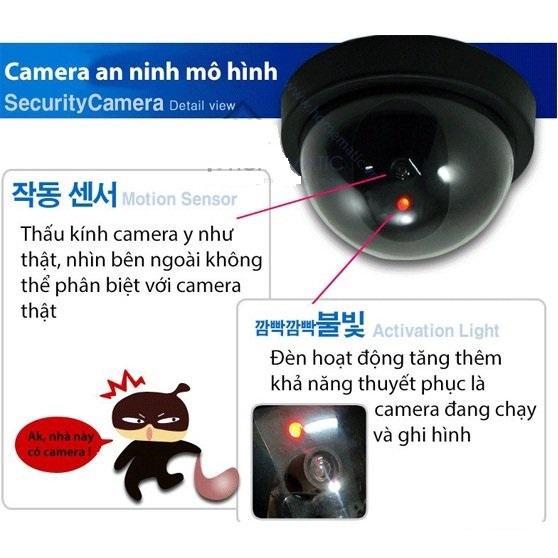 Mô hình Camera chống trộm có LED cảnh báo như thật ( dành cho các bạn sinh viên nhà trọ.tuy k hiệ