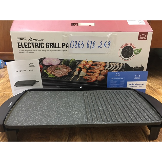 Bếp nướng điện Lock&Lock electric grill EJG231