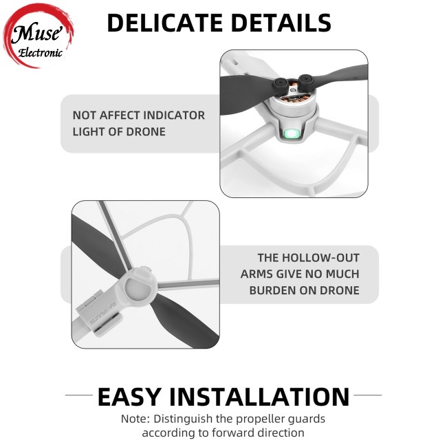 Vòng Bảo Vệ Cánh Quạt Tháo Lắp Nhanh Chống Va Chạm Cho Dji Mini 3 Pro