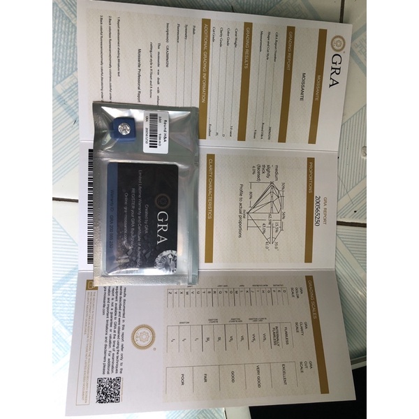 Bông tai kim cương Moissanite  chất liệu bạc 950 xi bạch kim