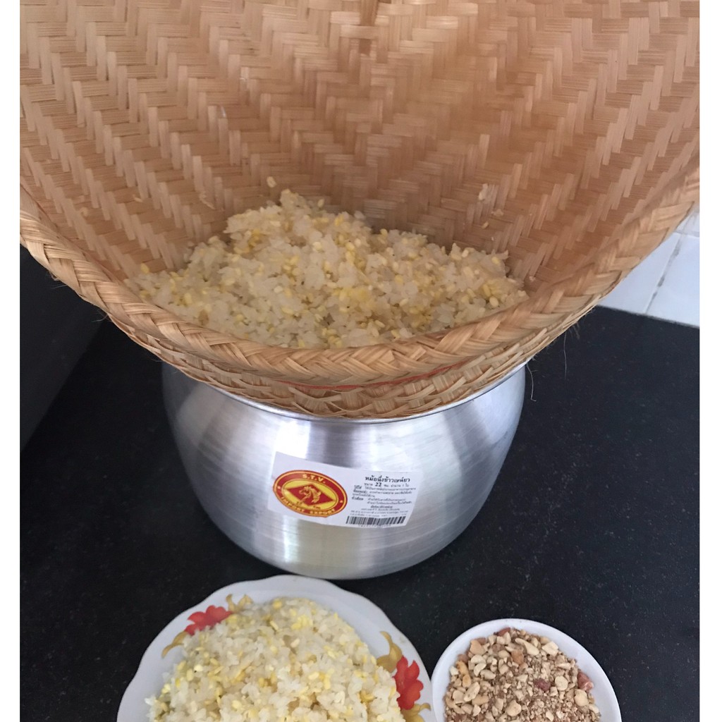 Bộ Chõ Hấp Nấu Đồ Xôi Lào, Thái Không Nắp Đậy, Loại Dày, Bền, Hấp Xôi Nhanh Chín, Mềm, Dẻo Ngay Lần Đầu