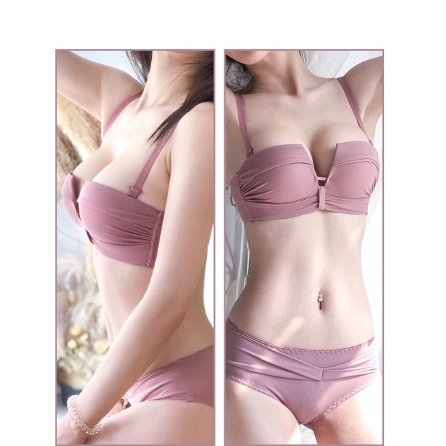 Bộ Đồ Lót Đúc Quả Vuông Nâng Ngực Cực Đẹp 971