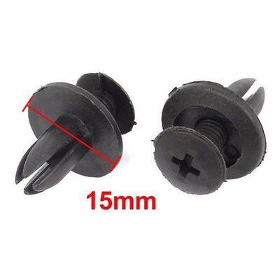 Set 50 Đinh tán nhựa 6mm - Chốt vít cho Ô tô Xe hơi