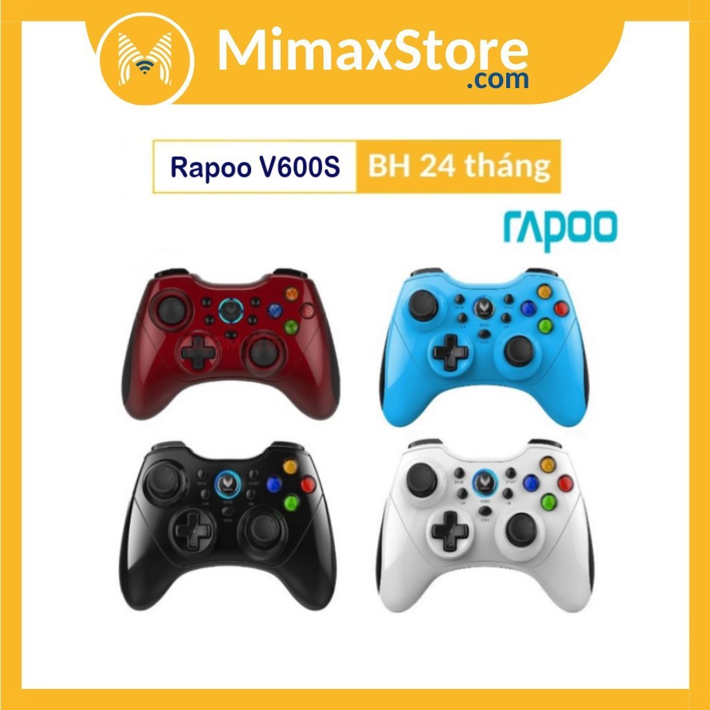 Tay cầm chơi game Rapoo V600S Không Dây - Hàng chính hãng - Bảo hành 2 NĂM