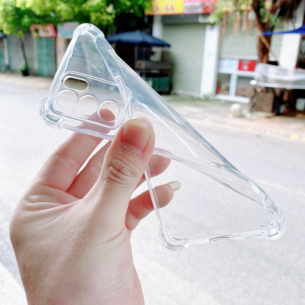 Ốp lưng Oppo A55 4G - 5G A96 4G A76 A36 A57 4G A77S dẻo trong chống sốc 4 góc có gờ bảo vệ camera - HÀNG DÀY LOẠI 1