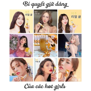 Sức Khỏe & Sắc Đẹp Combo 10 Gói Trà Tắc Jeju (Tặng Kèm Hoa Sấy)