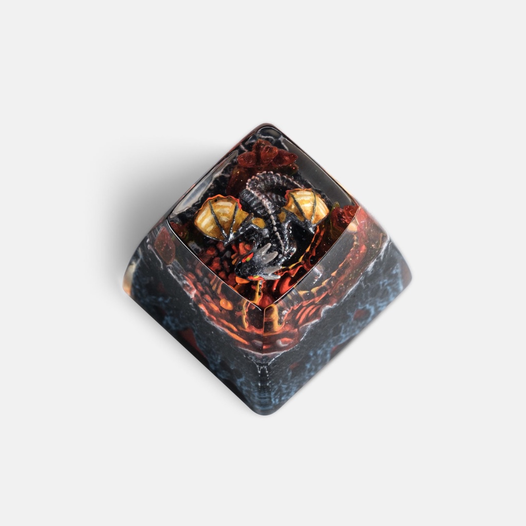 Keycap Artisan bàn phím cơ Dwarf Factory Gnarly Drakon 2022  - Hàng chính hãng