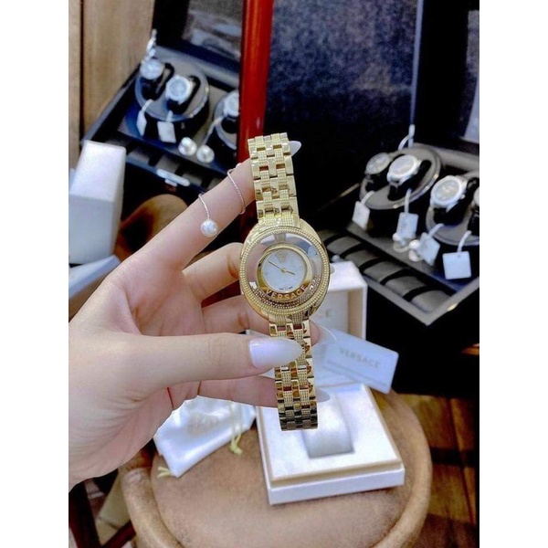 Đồng Hồ Nữ VS versare Đá Chạy mặt kính Shaphia