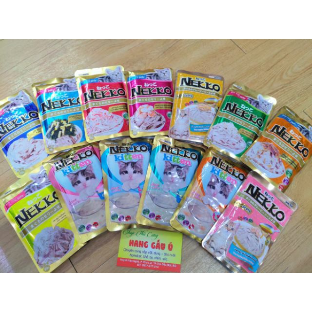 Pate Nekko cho mèo (jelly, gravy, kitten)