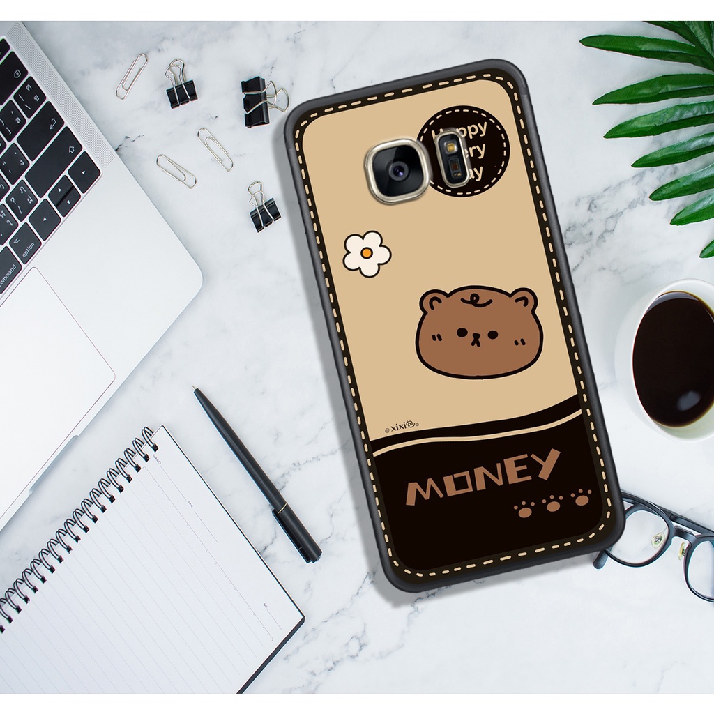 Ốp Lưng SamSung A9 PRO - C9 PRO - NOTE 7 - NOTE FE - A8 STAR , In Hình "Lovely Bear". Đẹp, Bền, Màu Sắc Bắt Mắt.