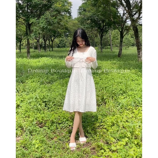 Set đầm Lam Hoa - Drézup Boutique