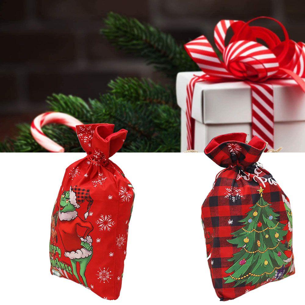 WTTLE Túi Dây Rút Đựng Kẹo Giáng Sinh Năm Mới
