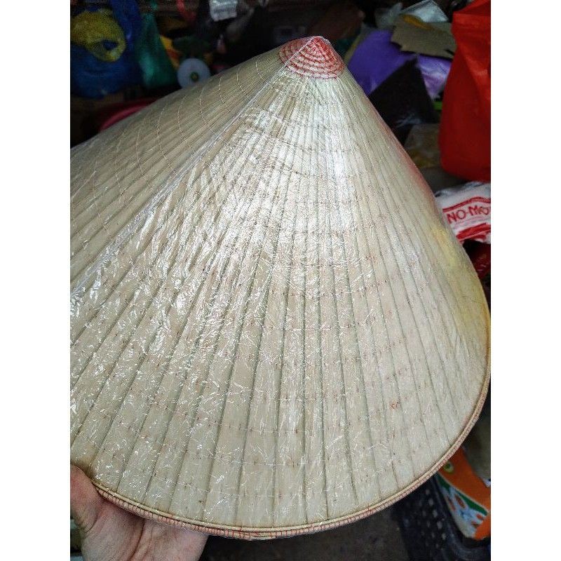 10 cái bao Nilon/nhựa bọc nón lá tránh mưa size 40-30cm
