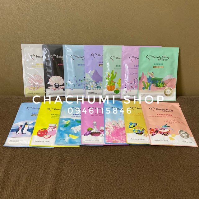 [MY BEAUTY DIARY] Mặt Nạ Lẻ Miếng Các Loại