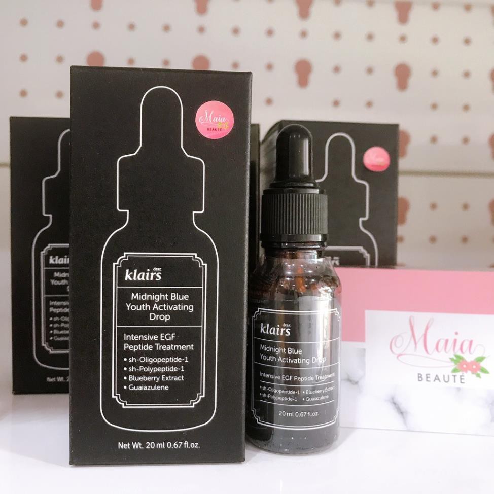 Tinh Chất Phục Hồi Da Và Dưỡng Ẩm Dear Klairs Midnight Blue Youth Activating Drop 20ml