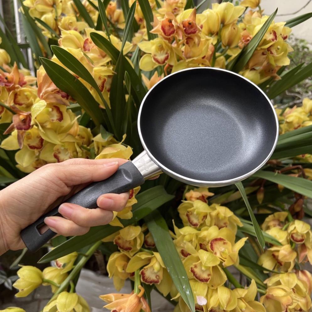 Set quánh chảo FISSLER chống dính size 14cm Quánh nấu cháo bột Chảo rán mini