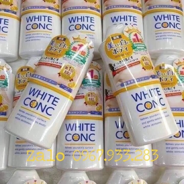 Sữa tắm trắng da White ConC Nhật ( 360ml)