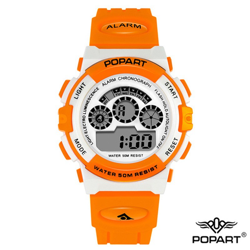Đồng hồ trẻ em PASNEW P-3 có đèn sáng ban đêm chống nước 50m dây cao su | BigBuy360 - bigbuy360.vn
