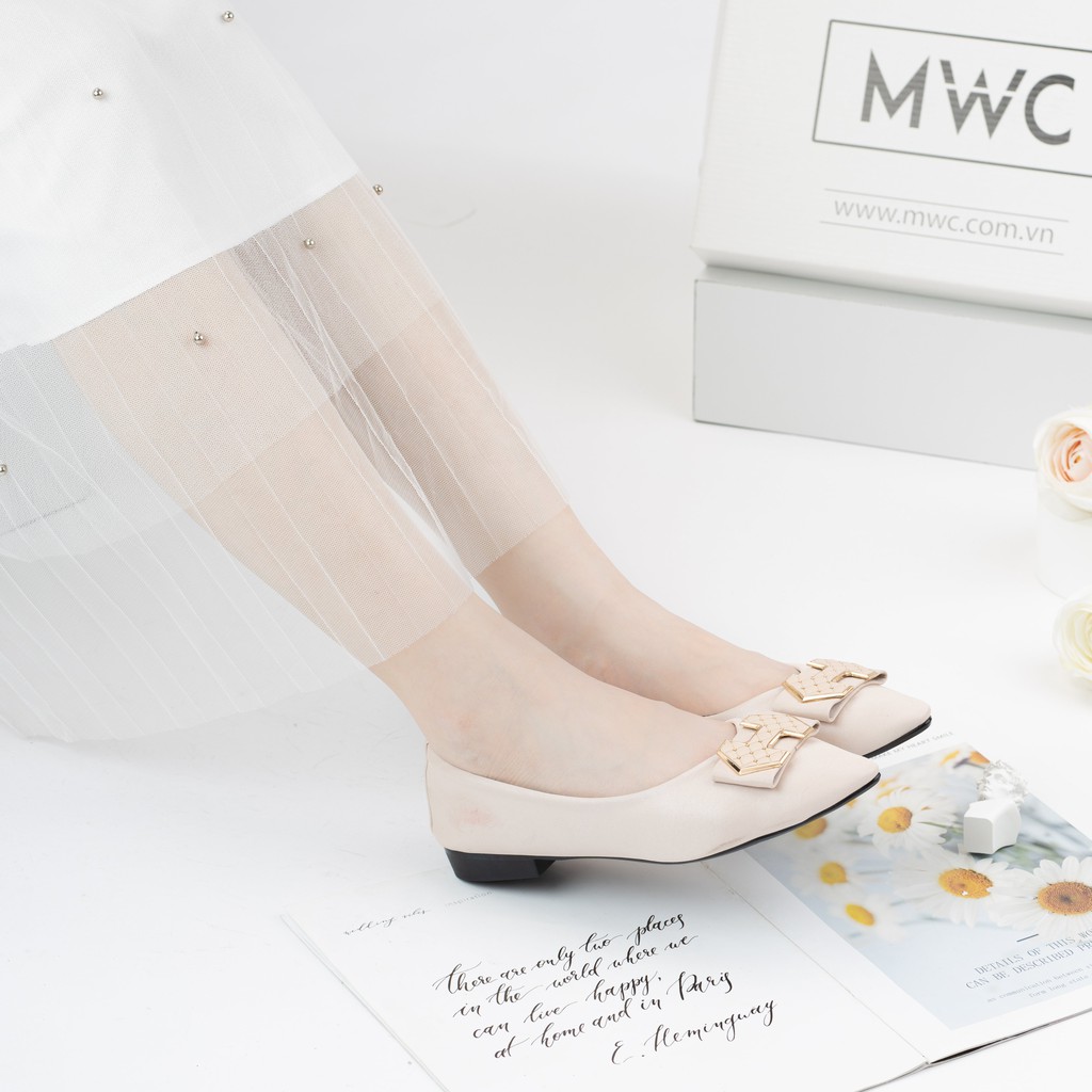 Giày búp bê đính khóa sang trọng MWC NUBB- 2213 | BigBuy360 - bigbuy360.vn