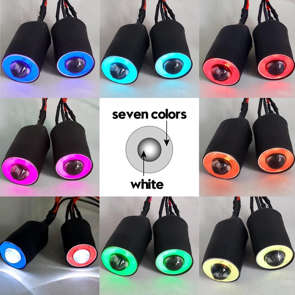 Bộ 2 Đèn LED 4.2V-6V 13 / 17mm Cho Xe Điều Khiển Tỉ Lệ 1: 10