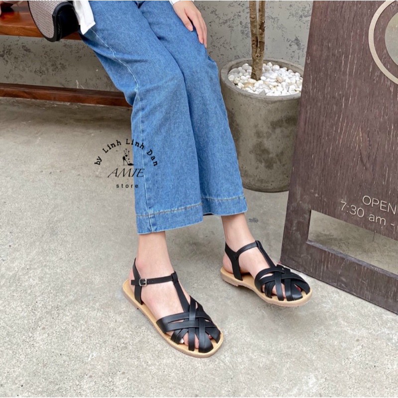 Sandal Đan Rọ Mũi Tròn