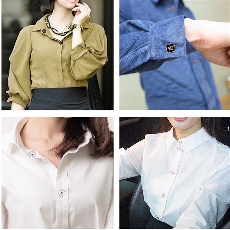 Set 10 Nút Khóa Có Thể Tháo Rời Chống Chói Chuyên Dụng