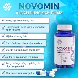 Novomin viên uống chống oxy hoá Siberi