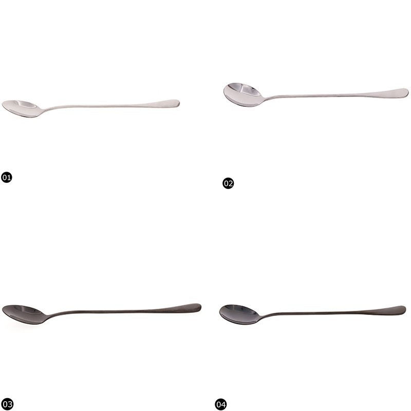 Muỗng cà phê inox cán dài tiện dụng