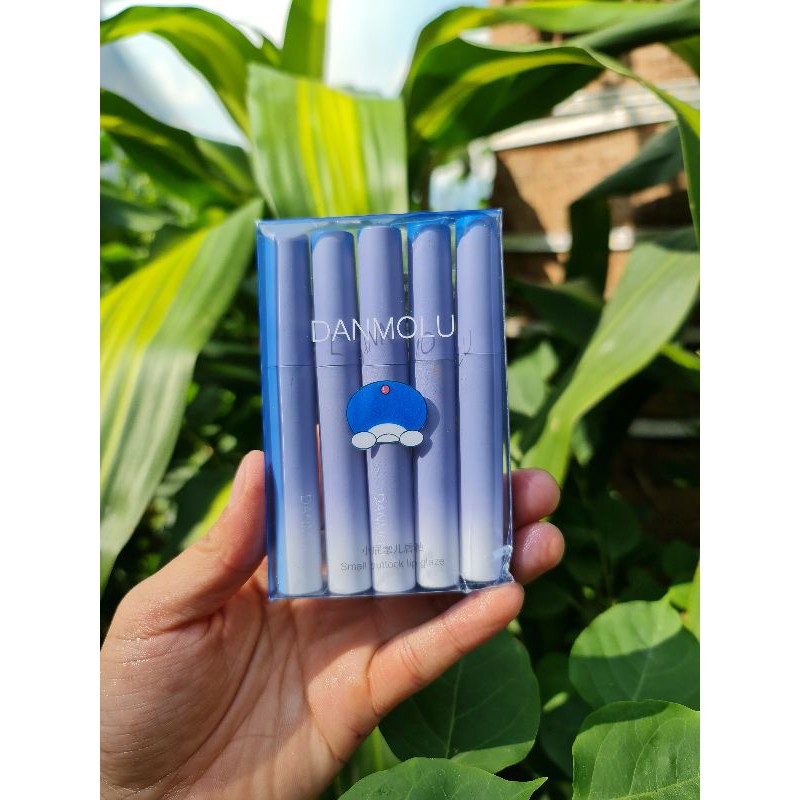 Set 5 Cây Son Danmolu Nội Địa Trung- Set 5 cây Son màu đỏ- Hot trend 2021