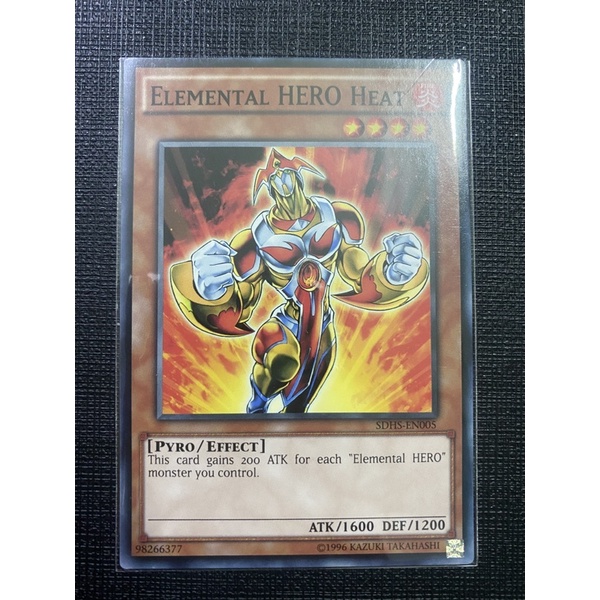 Thẻ bài Elemental Hero Heat/ SDHS-EN005