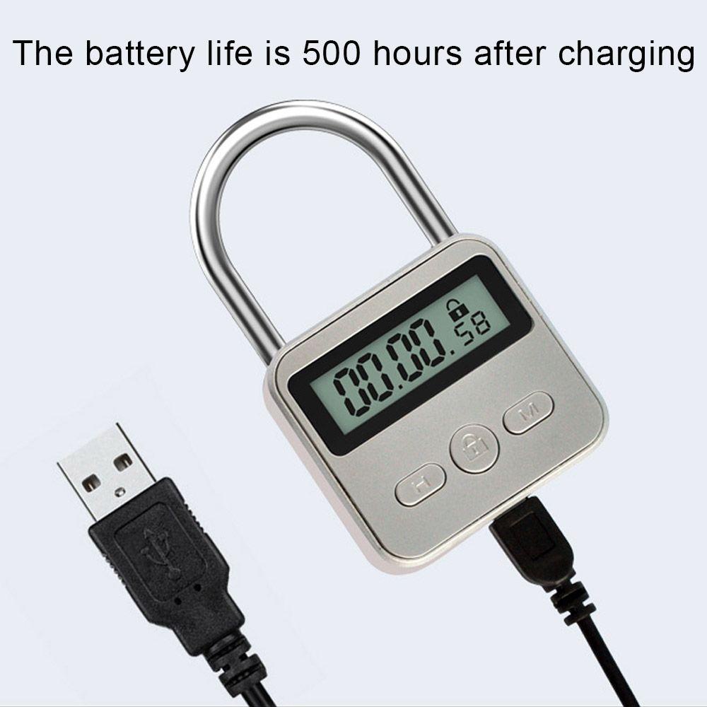 Ổ Khóa Thời Gian Kỹ Thuật Số Thông Minh Chống Tiếng Ồn Sạc Usb