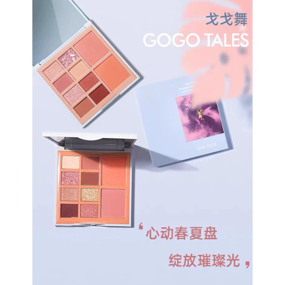 Phấn Mắt Gogo Tales Retro Velvet Eye Shadow Palette 10 ô | BigBuy360 - bigbuy360.vn