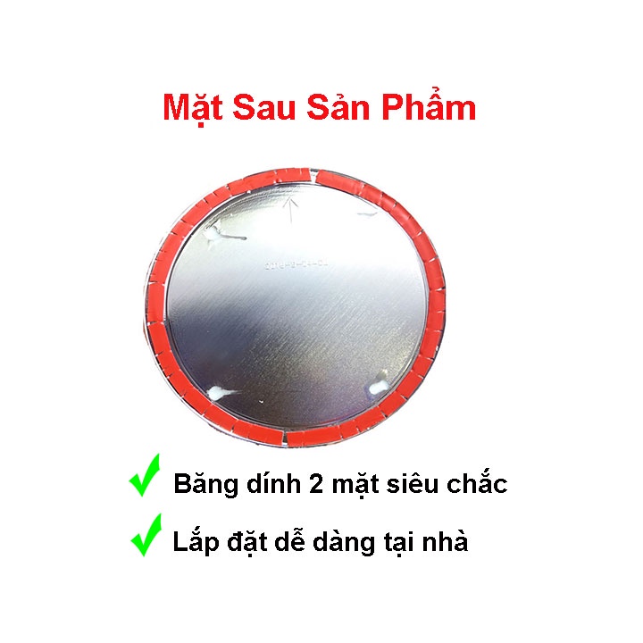 Ốp nắp xăng Morning 2012-2020 mạ crom bảo vệ chống trầy trang trí ô tô