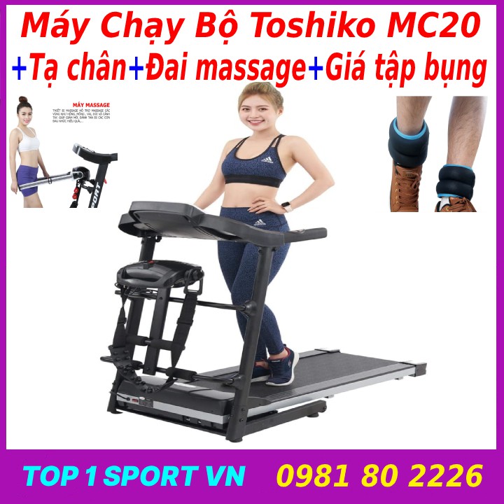 Máy chạy bộ cơ năng không điện Elip AB GYM - Tặng Trụ đấm bốc boxing + bàn xoay eo + dây cáp co giãn + giá tập cơ bụng