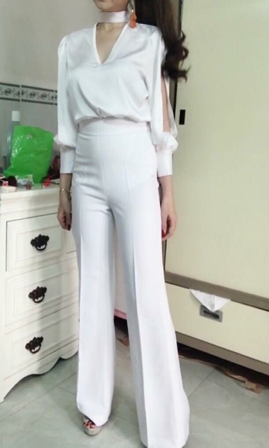 [MAY THEO SỐ ĐO] quần ống suông gân dọc quần, lưng bản, khoá sau | BigBuy360 - bigbuy360.vn