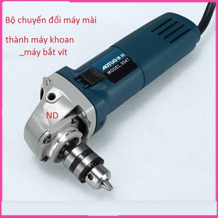 Bộ chuyển đổi biến máy cắt ,máy mài thành máy khoan,bắt vít