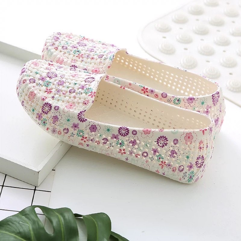 Giày hoa nhựa dẻo PVC đi mưa - chống thấm nước Dreamynt