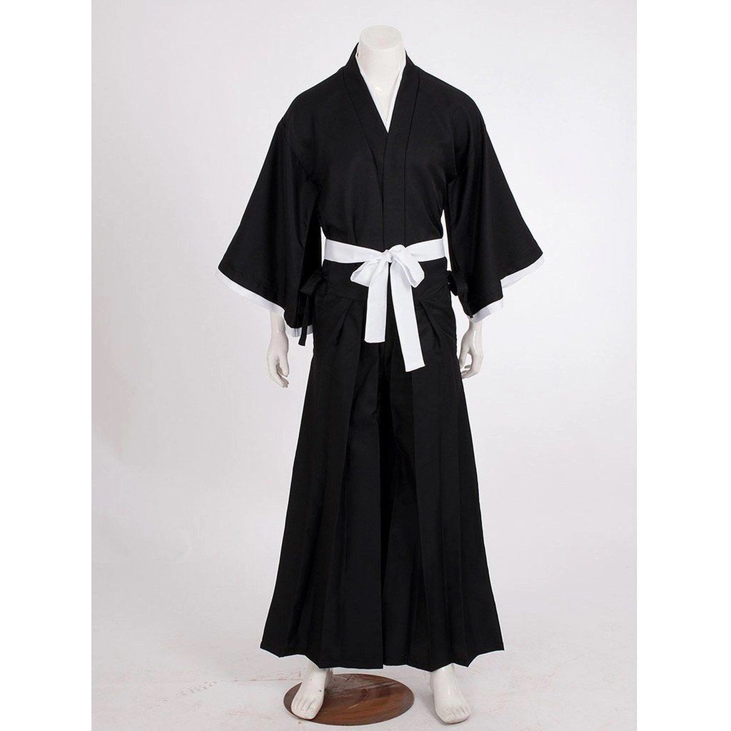 Trang Phục Hóa Trang Bleach Kurosaki Ichigo Cosplay Cho Nam Nữ Truyền Thống Nhật Bản Kimono Dành Cho Người Lớn